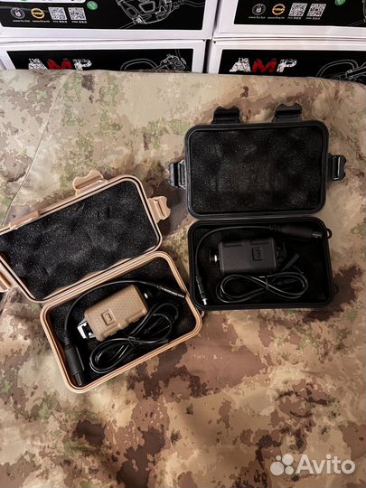 Кнопка PTT V20 для активных наушников FMA FCS AMP