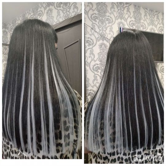 Цветные пряди для волос