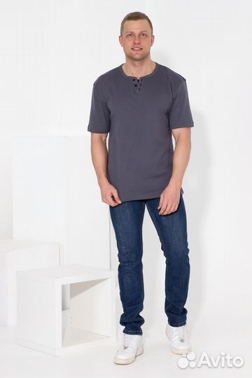 Футболка - антрацит №Н-6061. Оптом