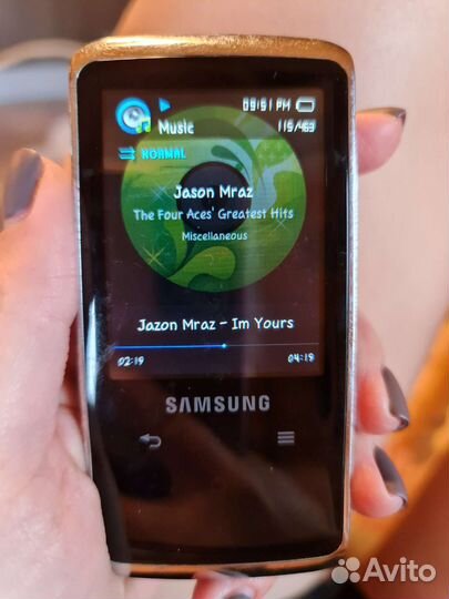 Плеер Samsung YP-Q2 4 гб рабочий