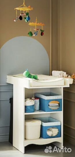 Пеленальный столик икеа смогёра, белый