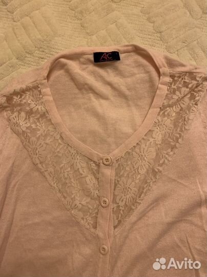 Кофточка 46-48 розовая