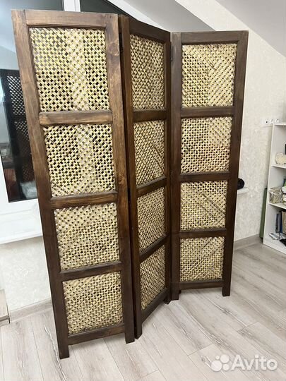 Ширма деревянная из Индии для зонирования бу