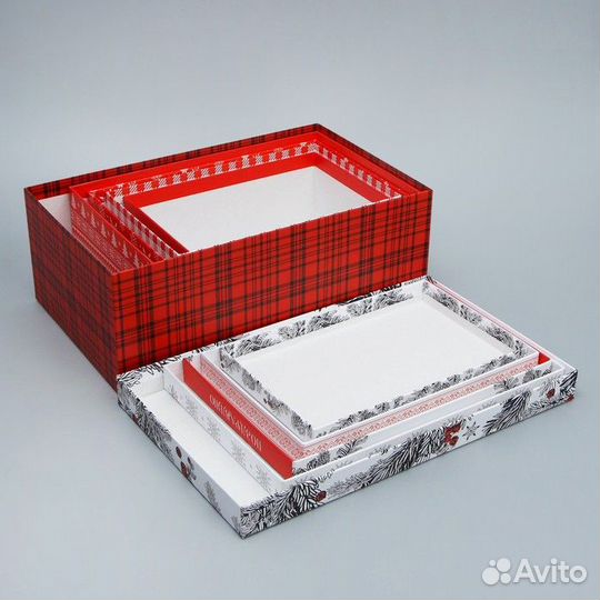 Набор подарочных коробок 5 в 1 'Уютного нового год