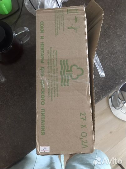 Сок Мой 27 шт по 0,2