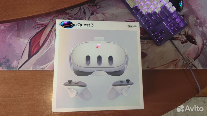 Oculus quest 3 128 gb + vps на шлеме и есть игры
