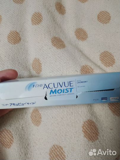 Линзы контактные acuvue moist