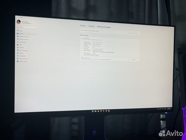 Монитор dell Alienware AW2721D 
