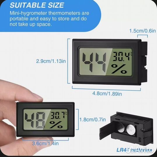 Термометр гигрометр с выносным датчиком новый