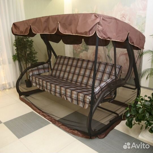 Садовые качели подвесные