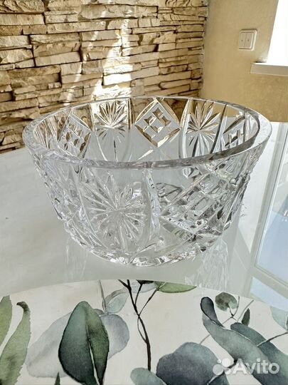 Ваза хрустальная СССР, салатники, для варенья