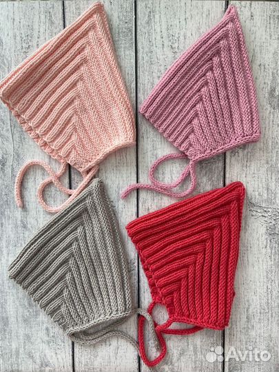 Хлопковая шапочка эльф/чепчик эльф/шапка гномик