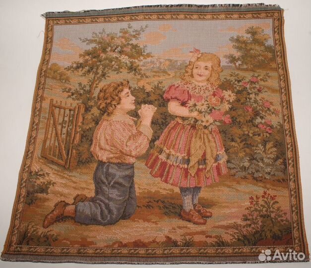 Винтажный Гобелен, Картина. Франция. Романтизм