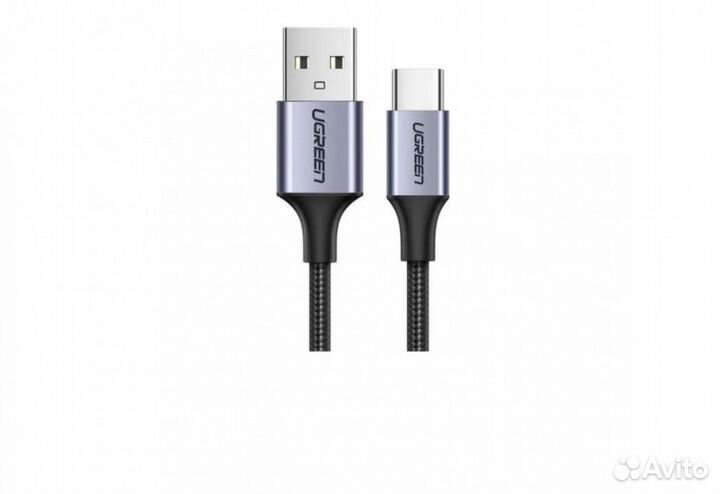 Кабель ugreen US288 0,25 m Black USB-A 2.0 to USB