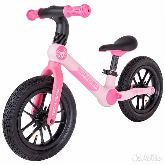 Беговел Tech Team Spyder розовый новый