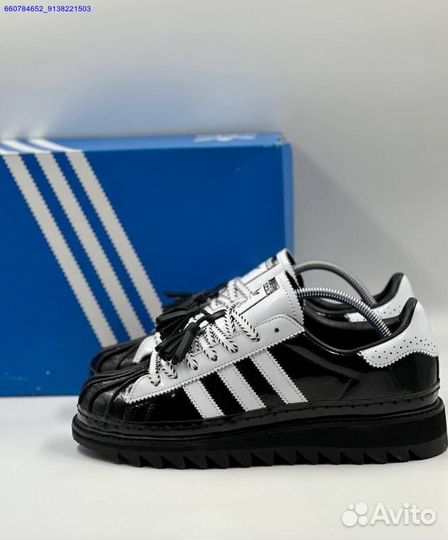 Кроссовки Clot x Adidas Originals Superstar (Арт.95659)