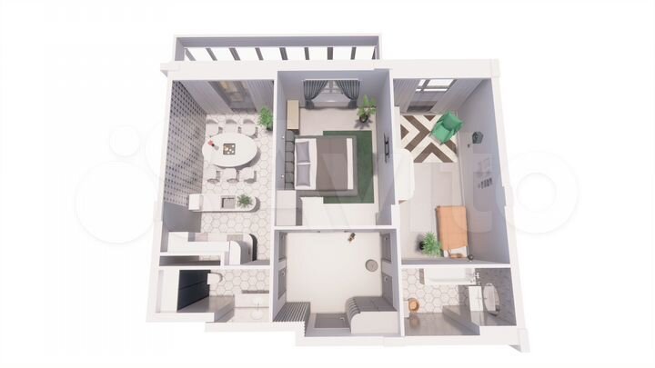 2-к. квартира, 79,1 м², 19/19 эт.