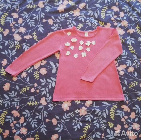 Кофта на девочку на 4-6 лет