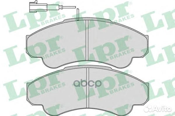 Колодки тормозные fiat ducato 02/citroen