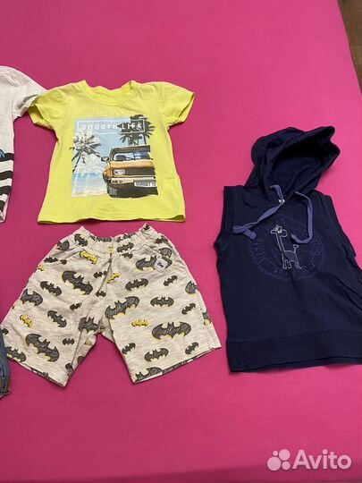 Футболки и шорты для мальчика 98-104 пакетом
