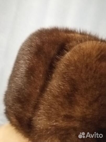 Мужская зимняя меховая шапка норковая 56-58
