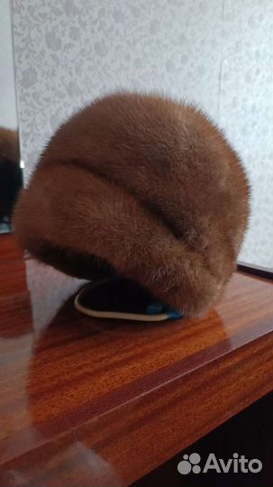 Женские шапки, норка. Шляпка