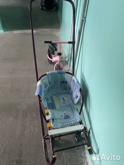 Санки на колесах