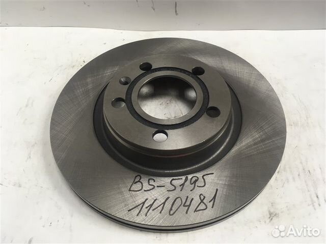 Диск тормозной передний вентилируемый Volksawagen