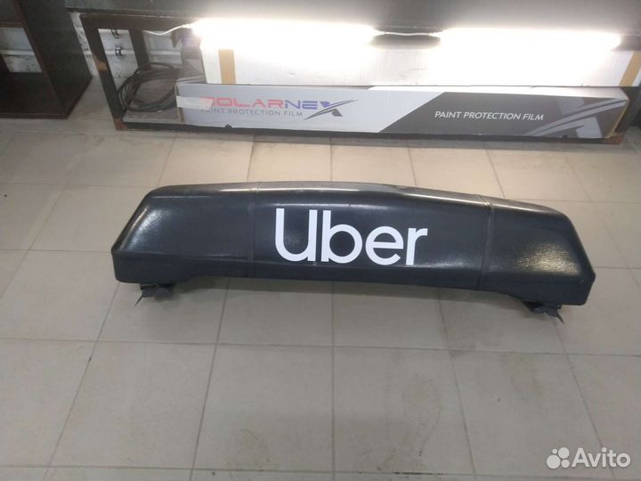 Короб Uber. Лайтбокс Убер. Шашка для такси