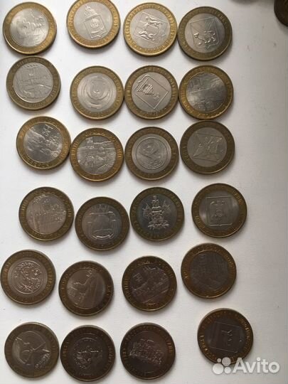 Юбилейные монеты 10 рублей