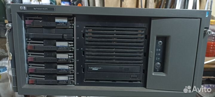 Сервер HP proliant ML370 g4 2шт