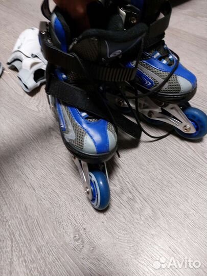 Роликовые коньки + защита