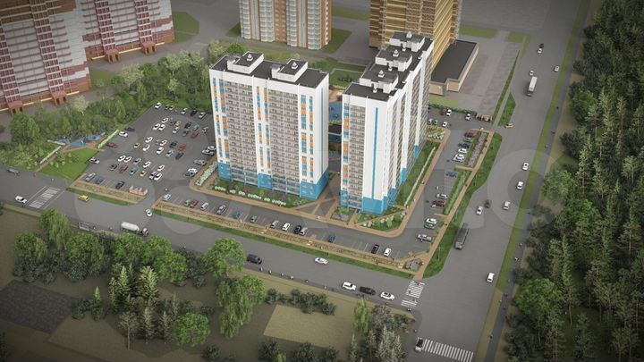 2-к. квартира, 62,8 м², 14/17 эт.