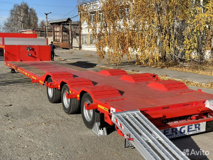 Полуприцеп трал (тяжеловоз) Berger 9853, 2023