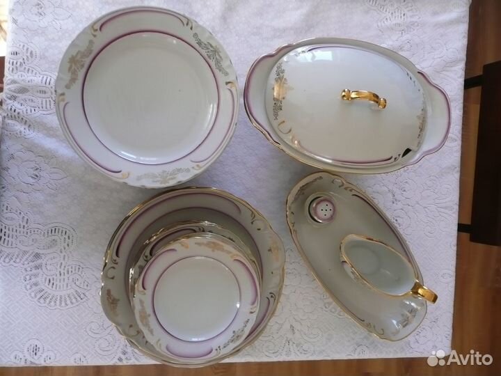 Столовый сервиз на 6 персон фарфор Барановка