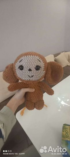 Чебурашка ручной работы