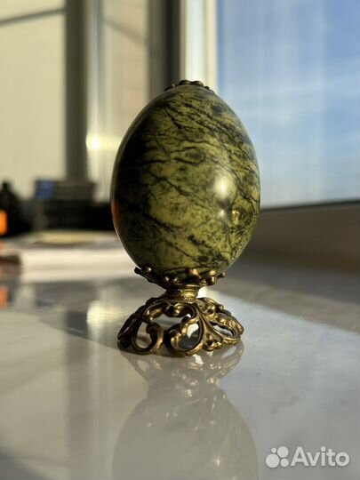 Яйцо пасхальное змеевик