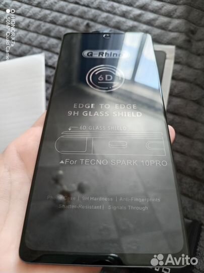Защитное стекло Tecno Spark 10 Pro