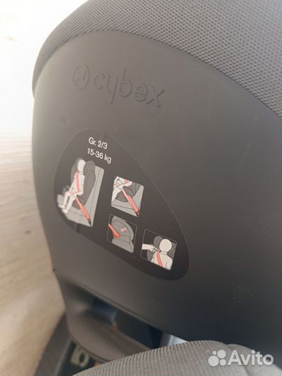 Детское автокресло 15 до 36 кг cybex solution