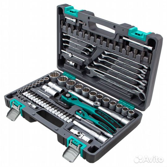 Набор инструментов 82 предмета, 12 гранные головки