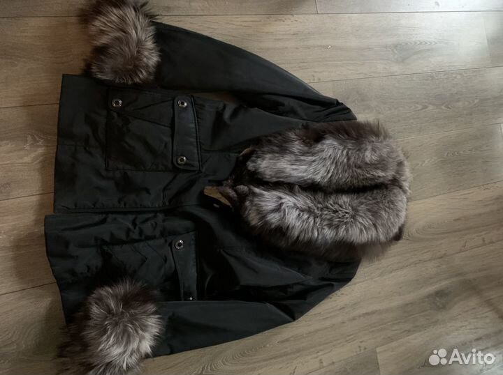 Парка на натуральном кролике