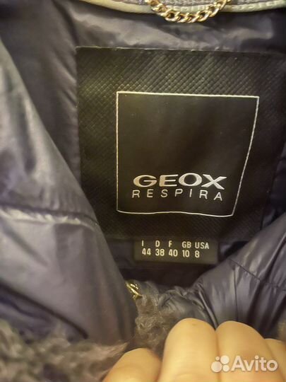 Пуховик женский geox