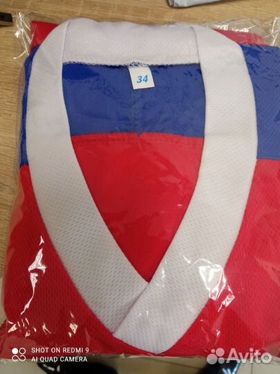 Хоккейная майка детская тренировочная 34 размер