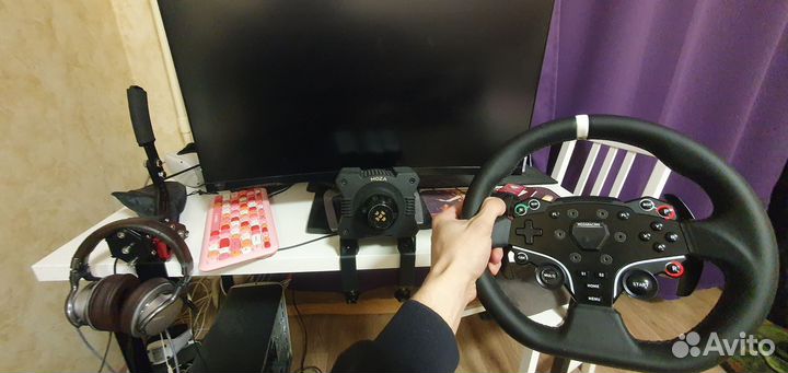 Moza R5 Bundle+Пружина(Тормоз) +накладка-штурвал