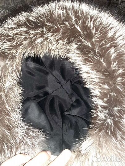 Шапка чернобурка женская
