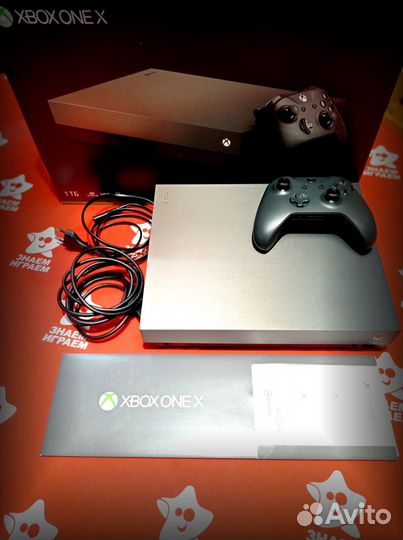 Xbox ONE X Gold rush + гарантия