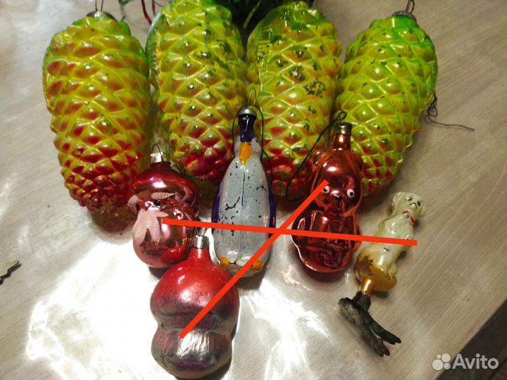 Елочные игрушки СССР