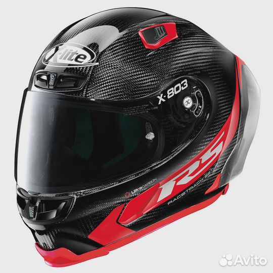 X-Lite X-803 RS U.C. Hot Lap Black-red