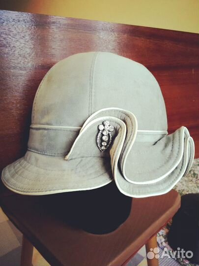 Шляпа замшевая натуральная