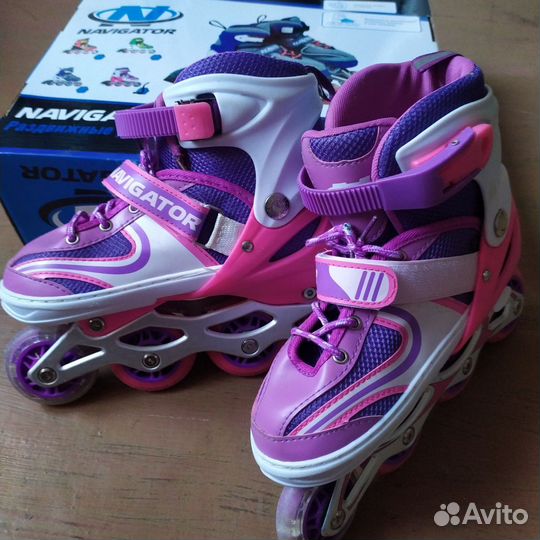 Ролики детские для девочки 34-37р